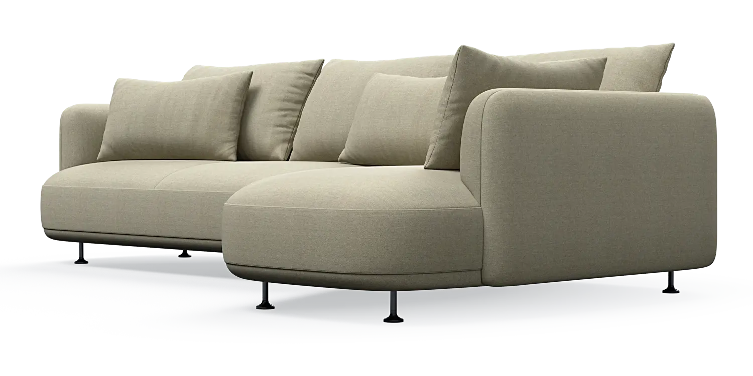 Nest 3-Sitzer mit Chaiselongue