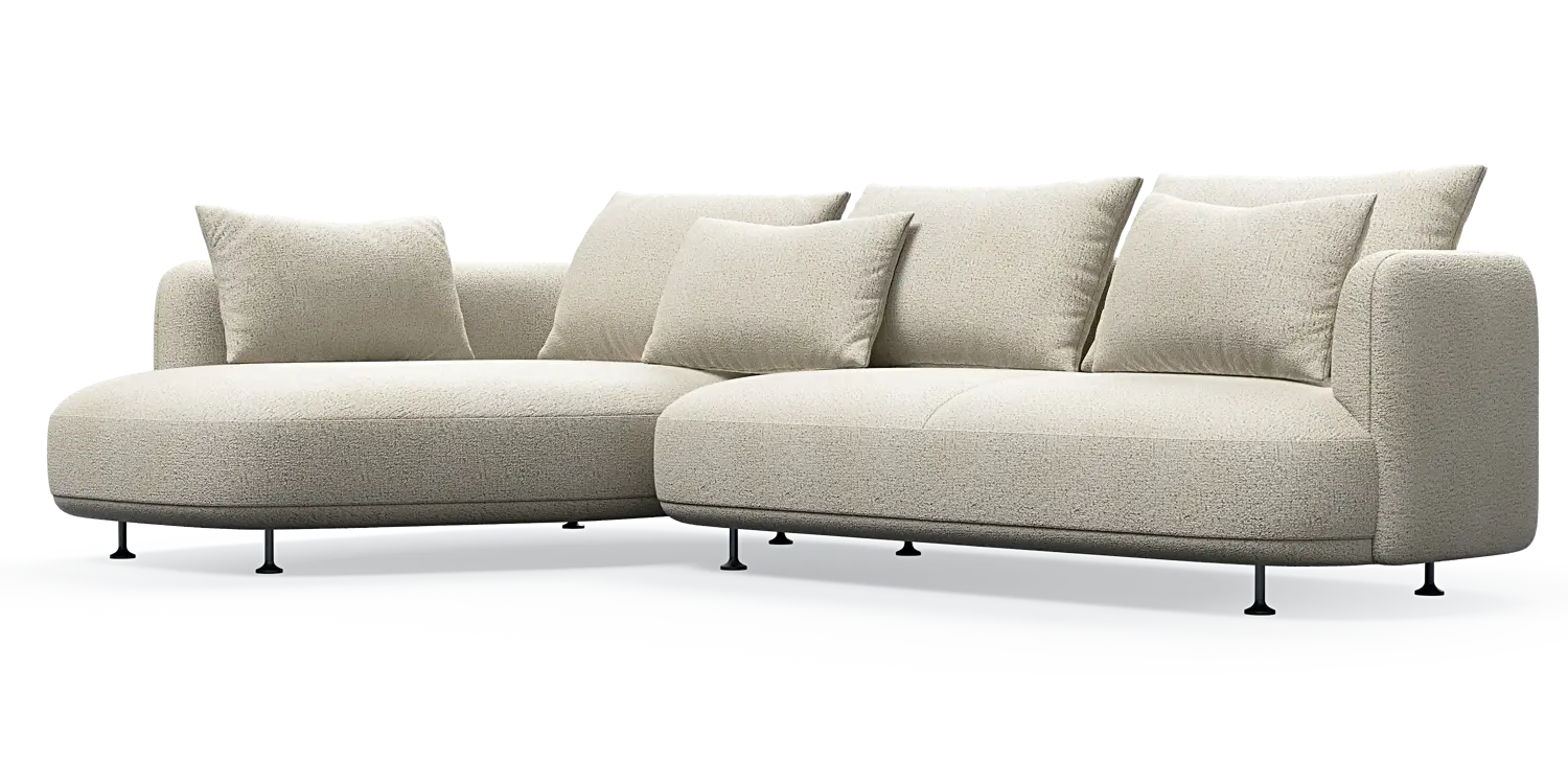 Nest 3-Sitzer mit Chaiselongue
