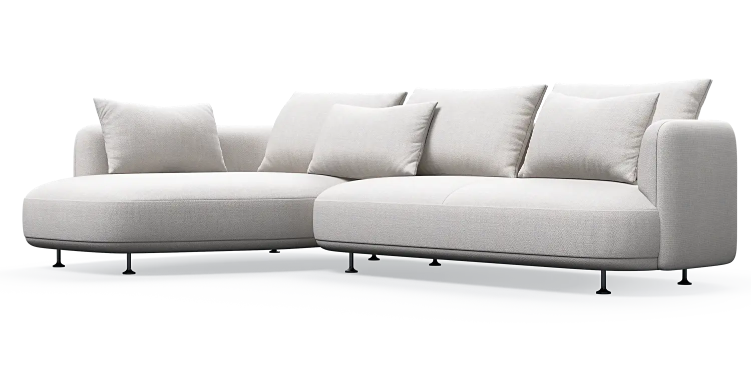 Nest 3-Sitzer mit Chaiselongue