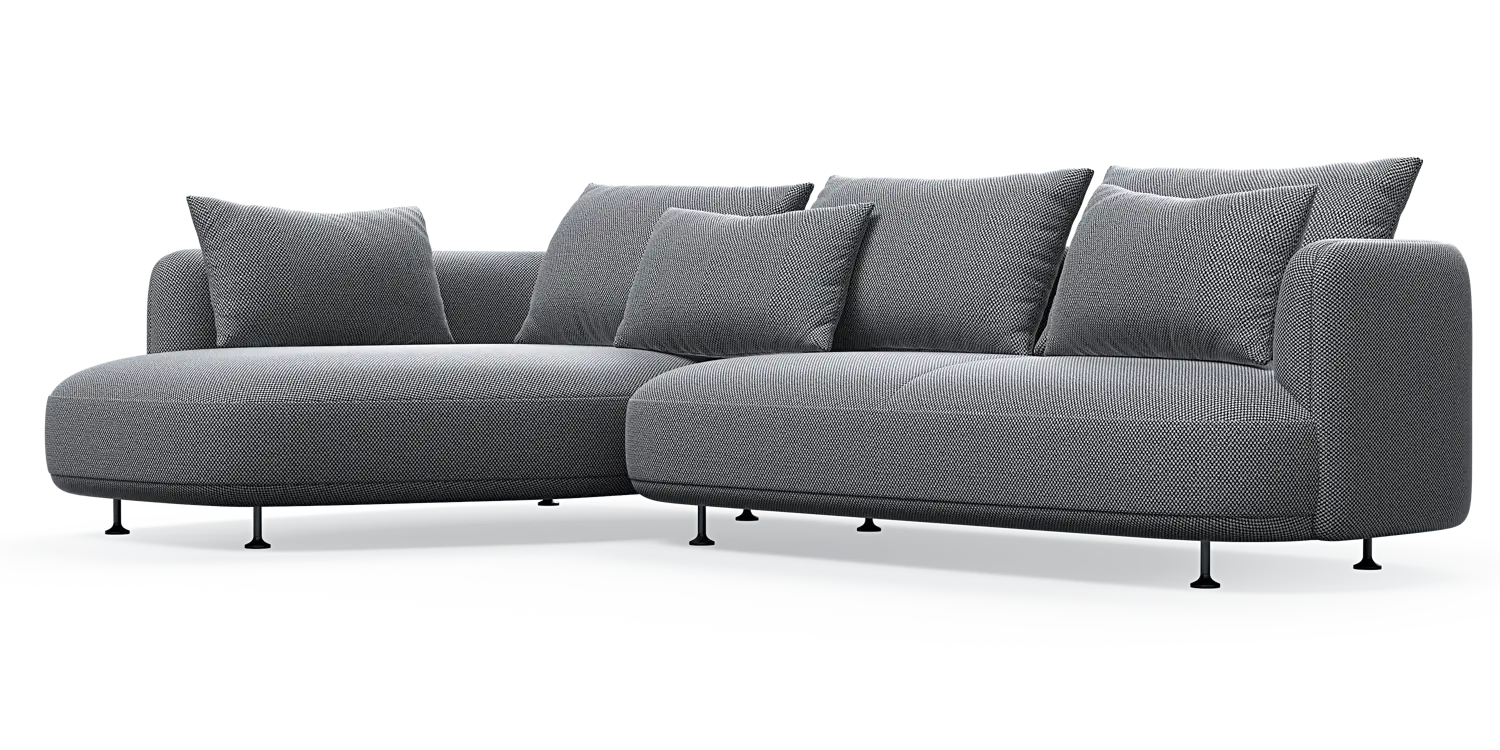 Nest 3-Sitzer mit Chaiselongue