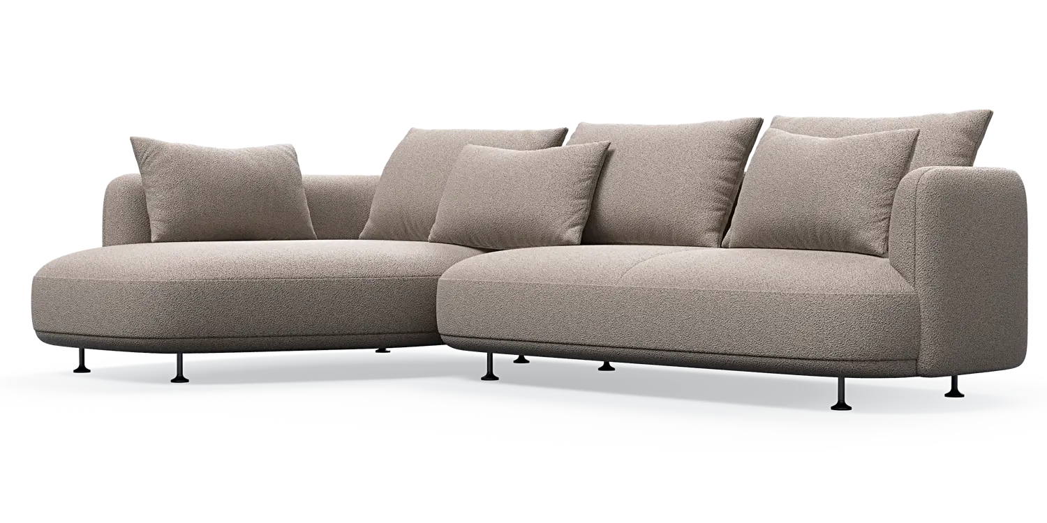 Nest 3-Sitzer mit Chaiselongue