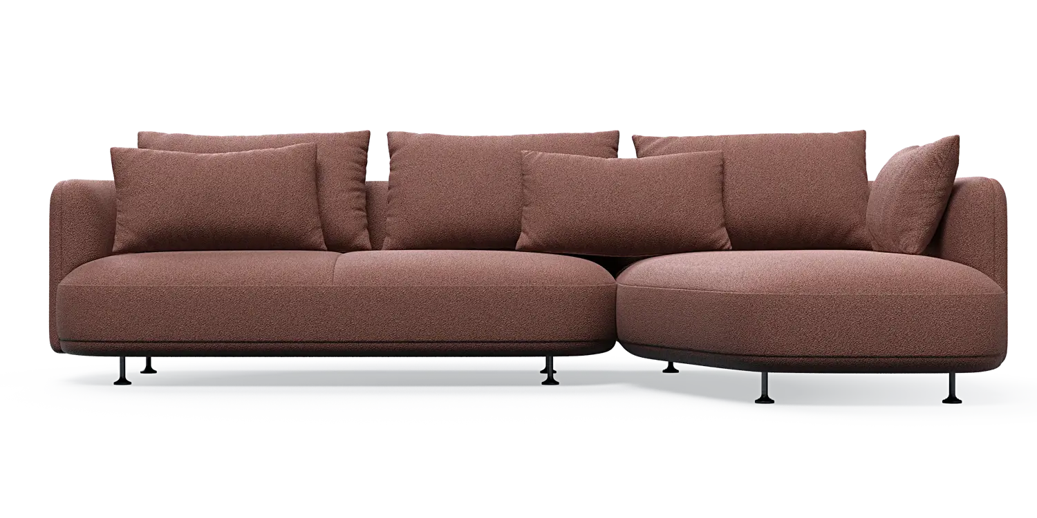 Nest 3-Sitzer mit Chaiselongue