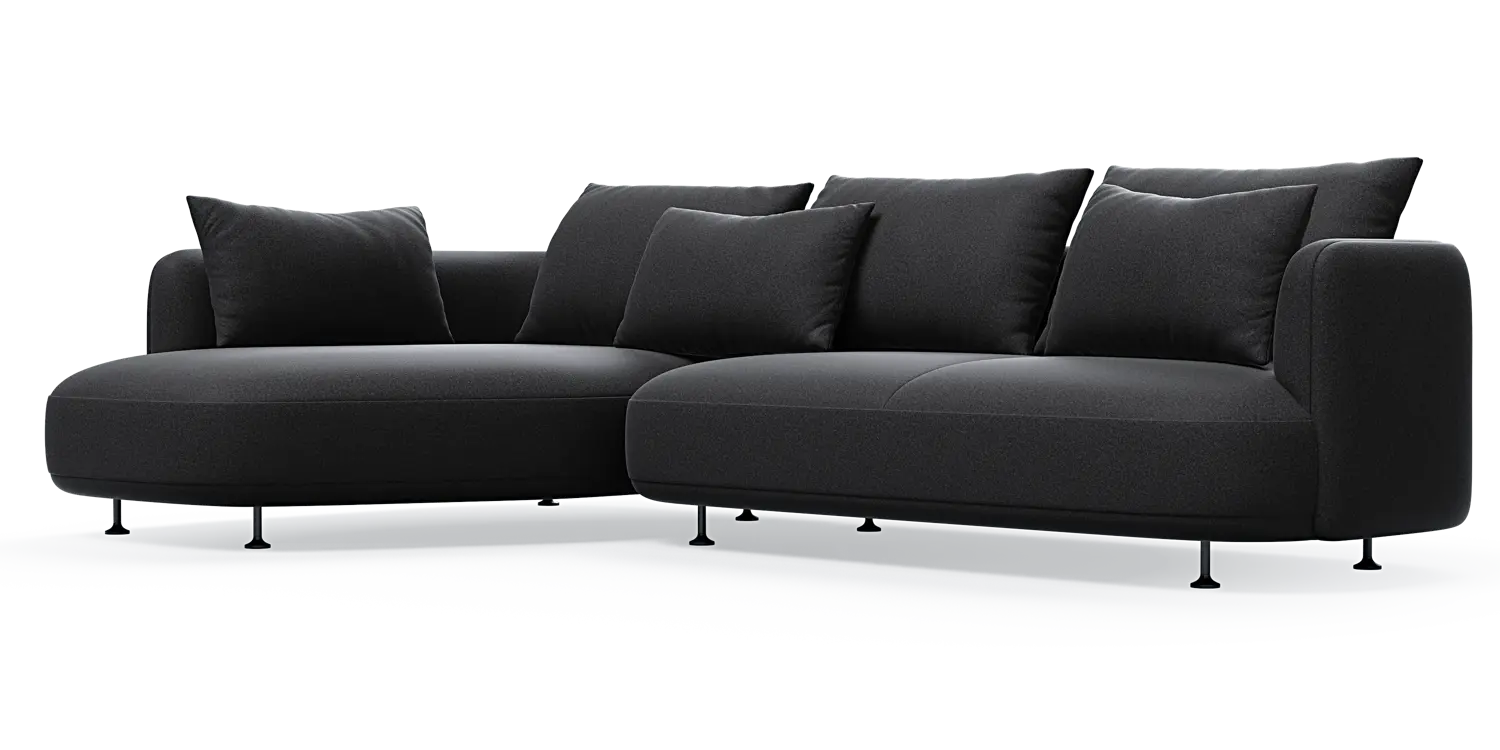 Nest 3-Sitzer mit Chaiselongue