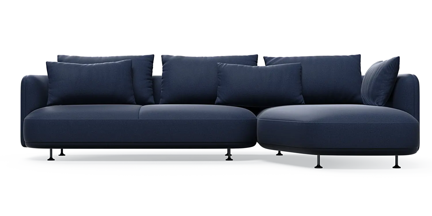 Nest 3-Sitzer mit Chaiselongue