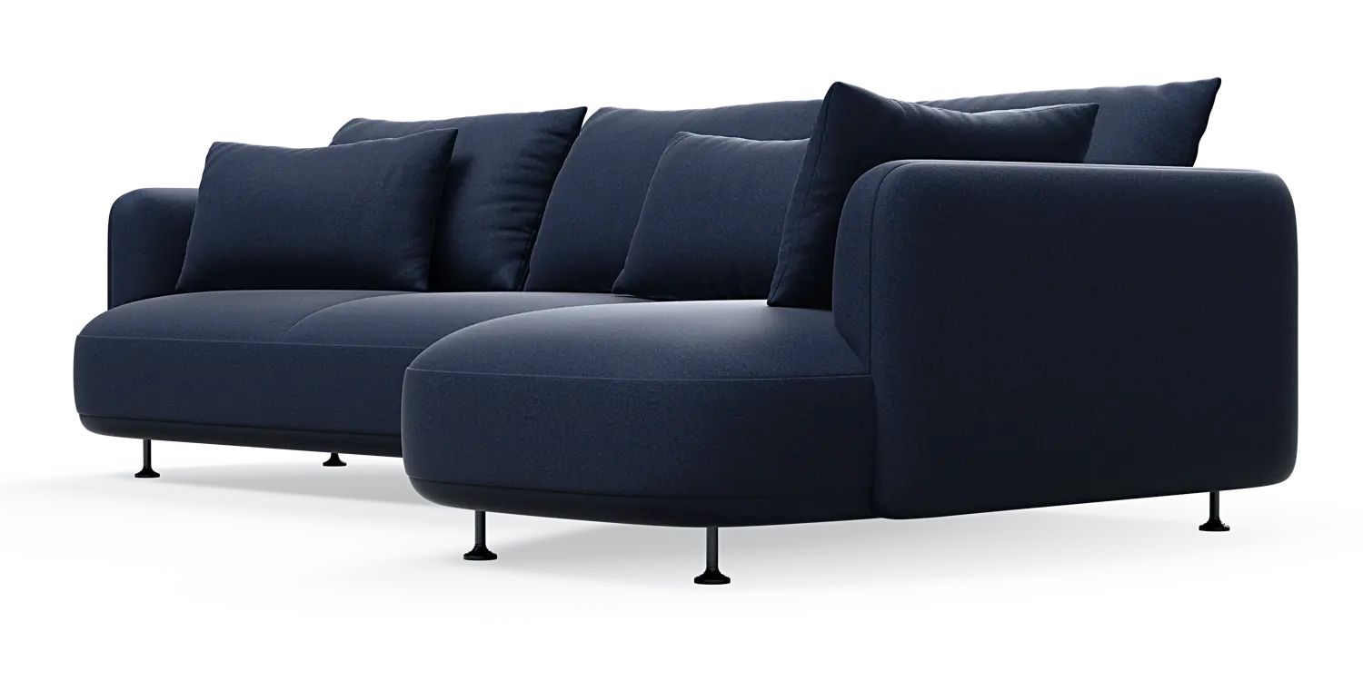 Nest 3-Sitzer mit Chaiselongue