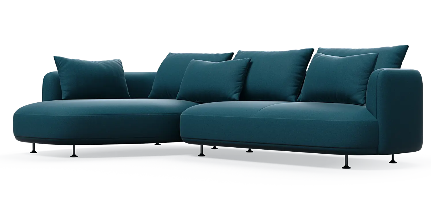 Nest 3-Sitzer mit Chaiselongue