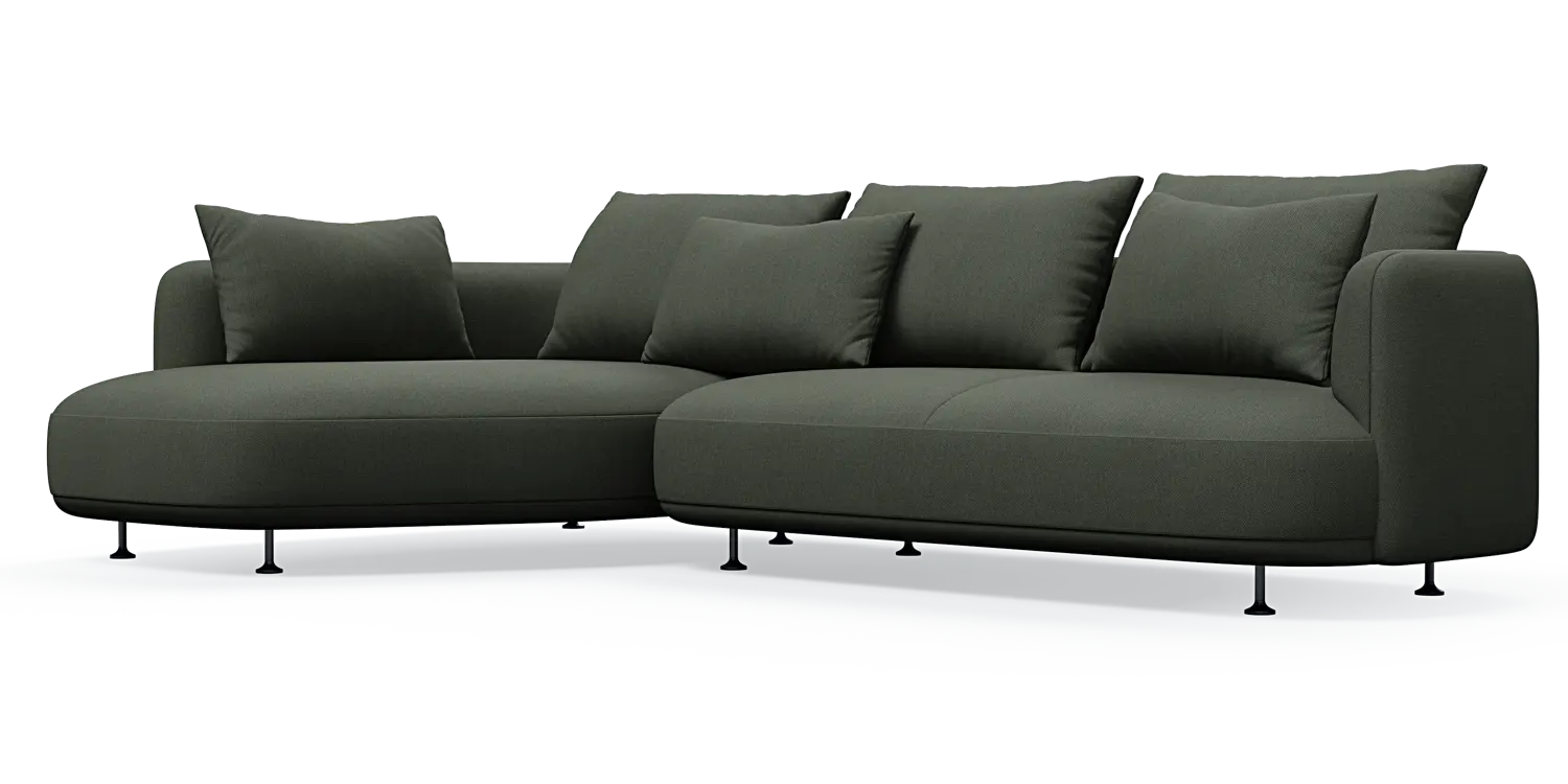 Nest 3-Sitzer mit Chaiselongue