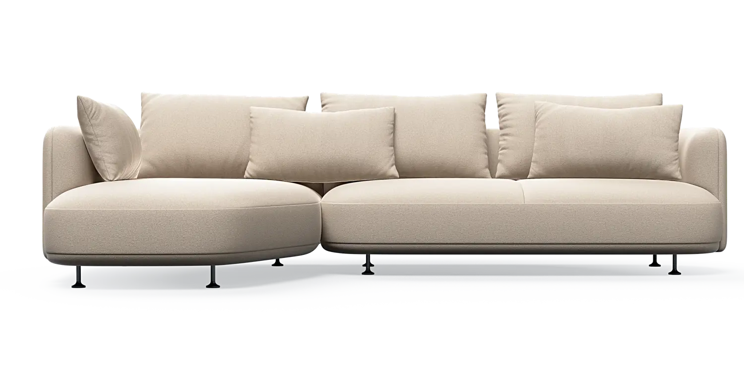 Nest 3-Sitzer mit Chaiselongue