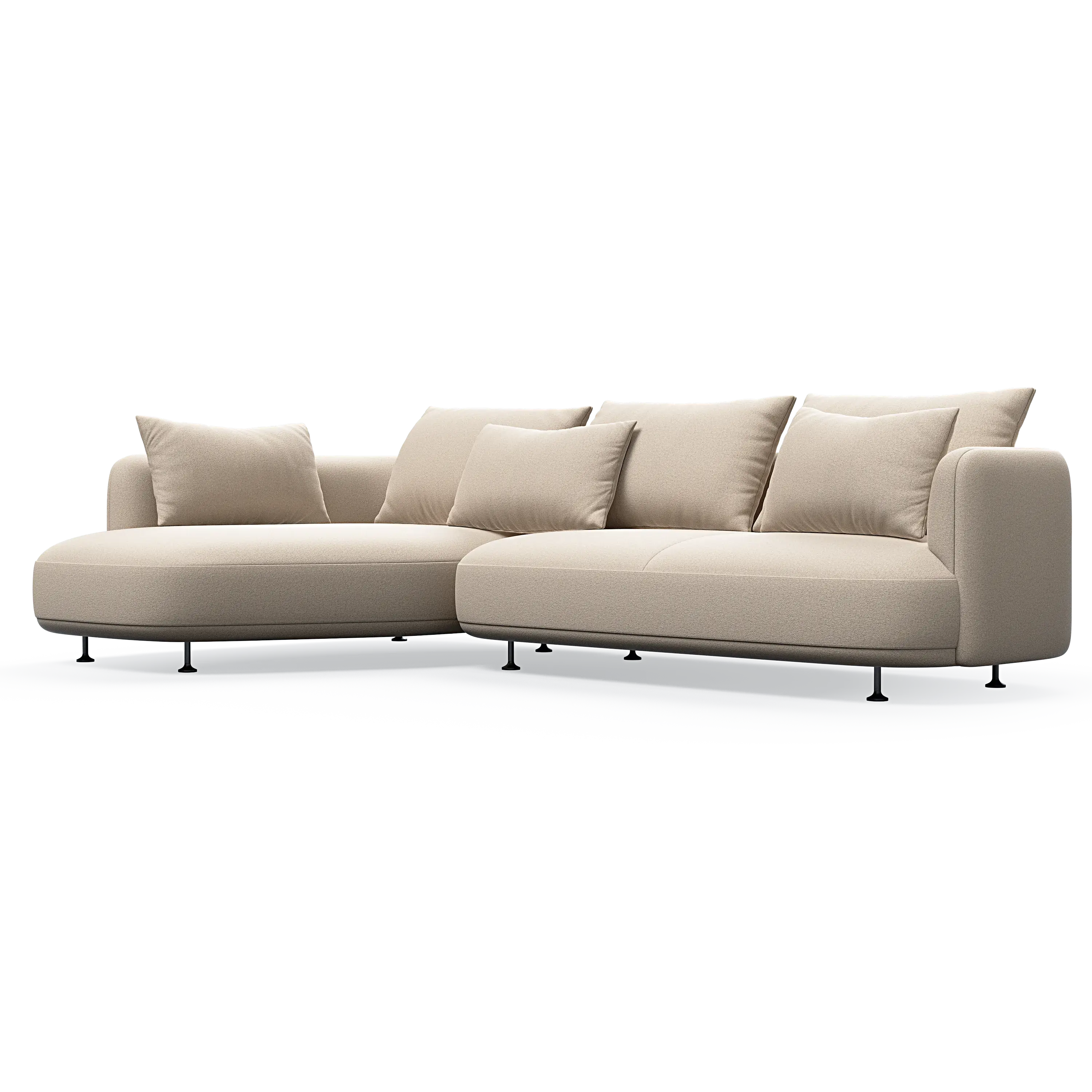 Nest 3-Sitzer mit Chaiselongue