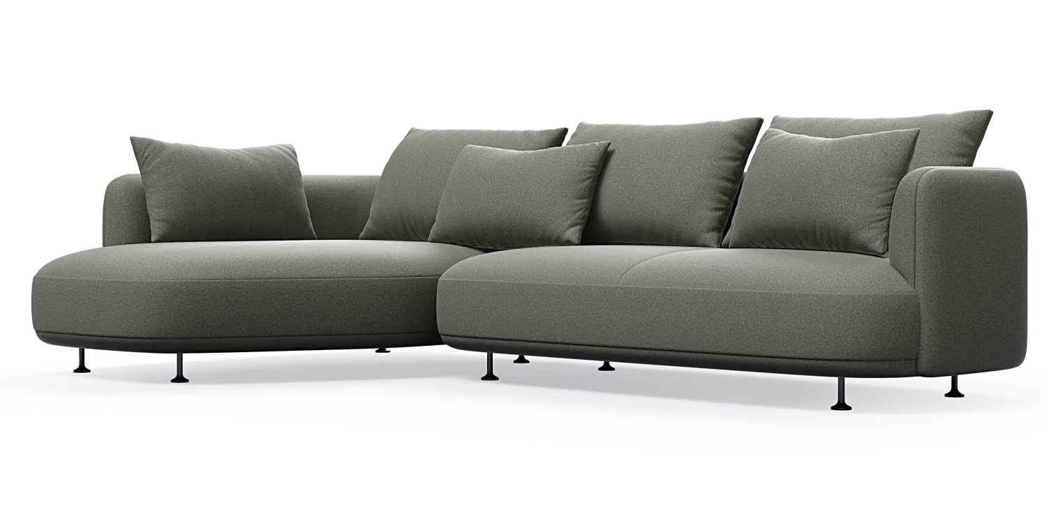 Nest 3-Sitzer mit Chaiselongue