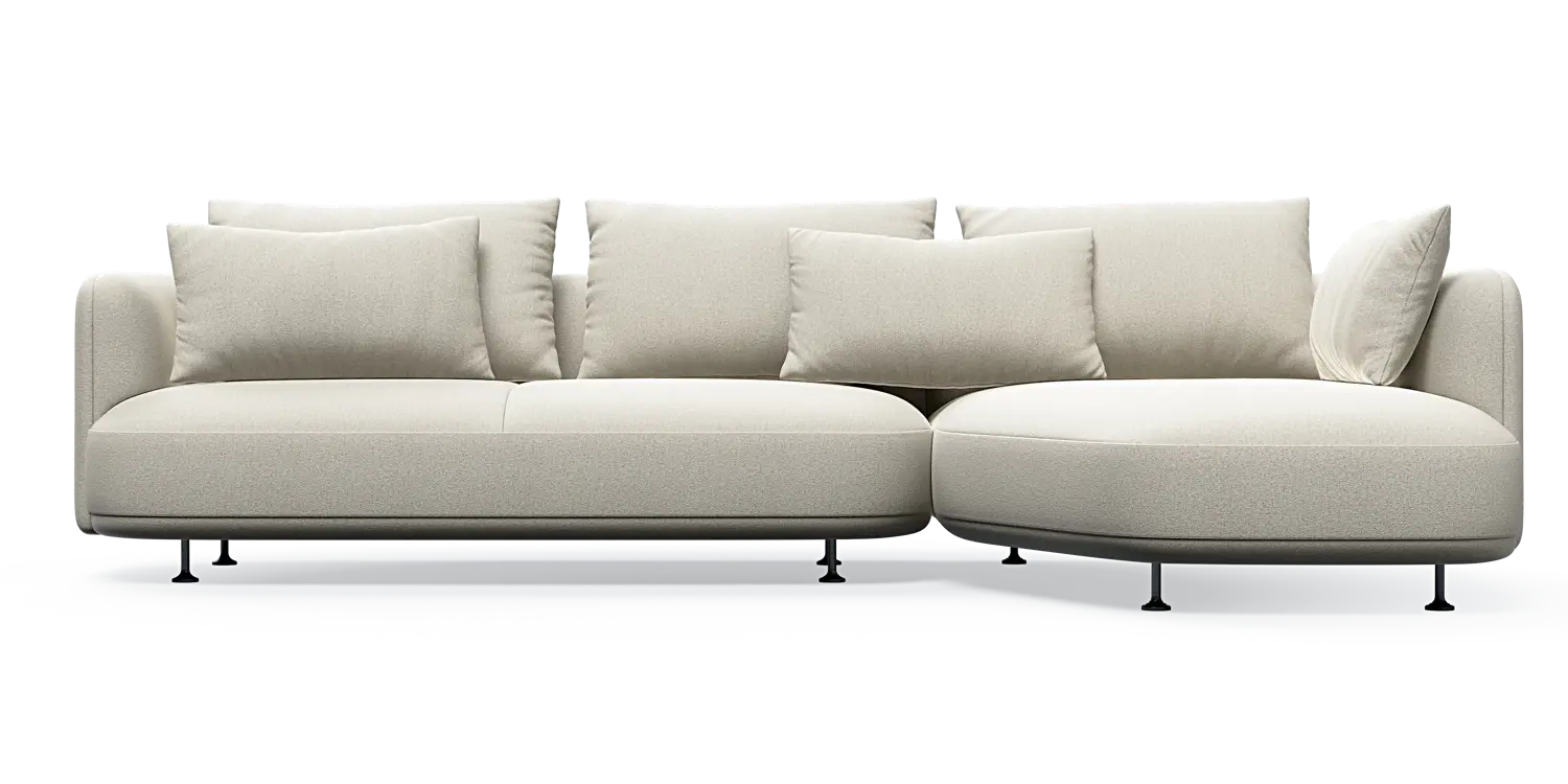 Nest 3-Sitzer mit Chaiselongue