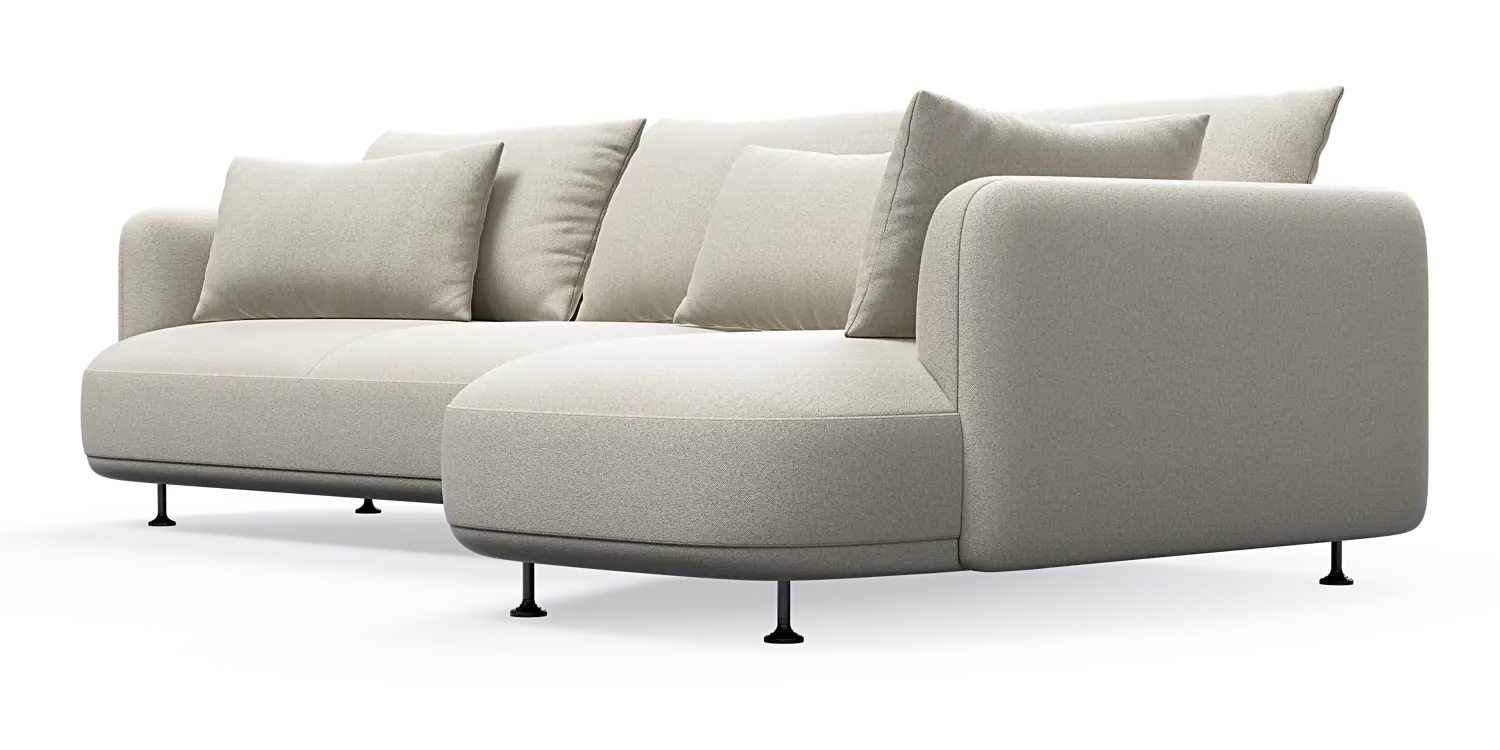 Nest 3-Sitzer mit Chaiselongue