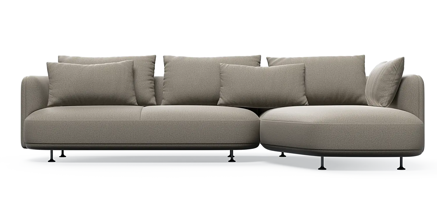 Nest 3-Sitzer mit Chaiselongue