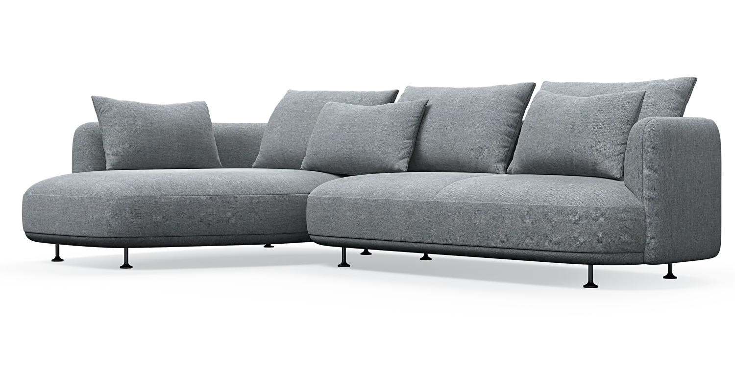 Nest 3-Sitzer mit Chaiselongue