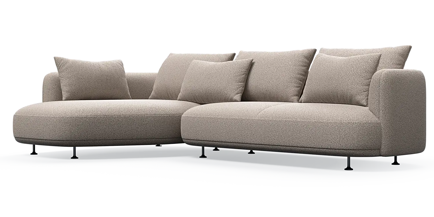 Nest 3-Sitzer mit Chaiselongue