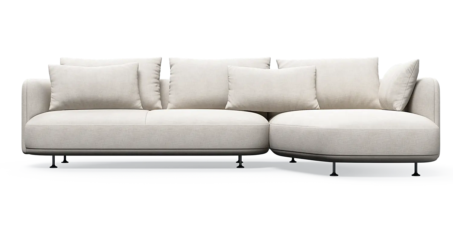 Nest 3-Sitzer mit Chaiselongue