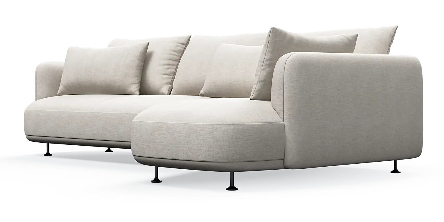Nest 3-Sitzer mit Chaiselongue