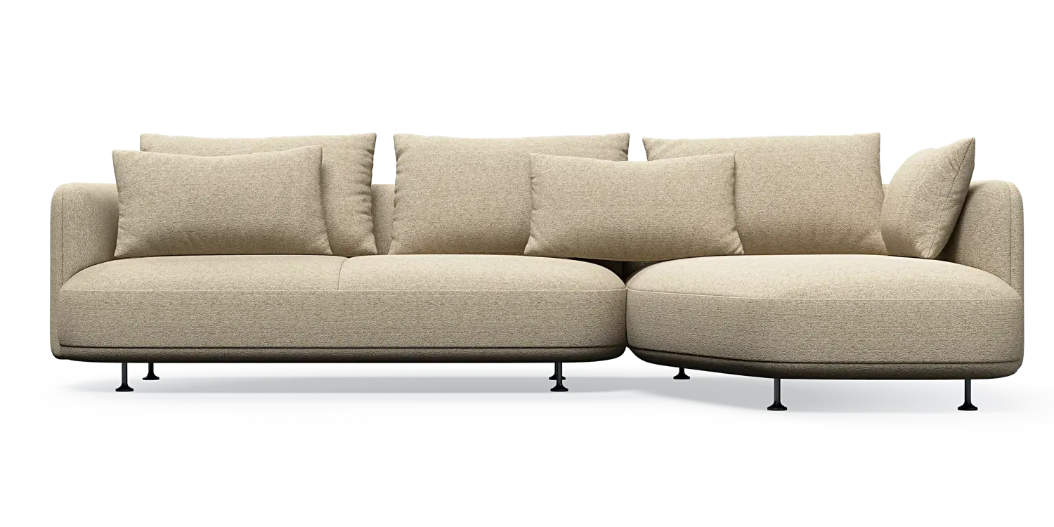 Nest 3-Sitzer mit Chaiselongue