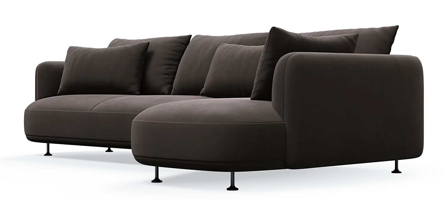 Nest 3-Sitzer mit Chaiselongue