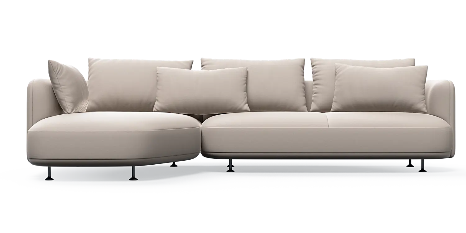 Nest 3-Sitzer mit Chaiselongue