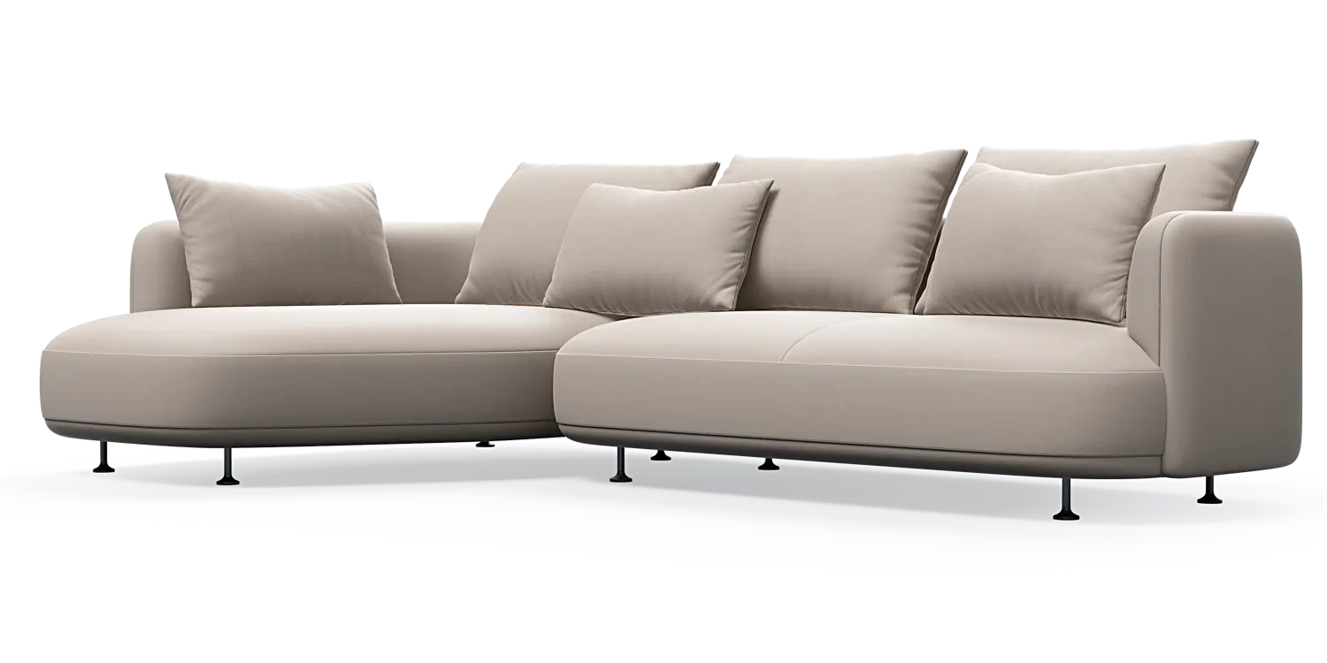 Nest 3-Sitzer mit Chaiselongue