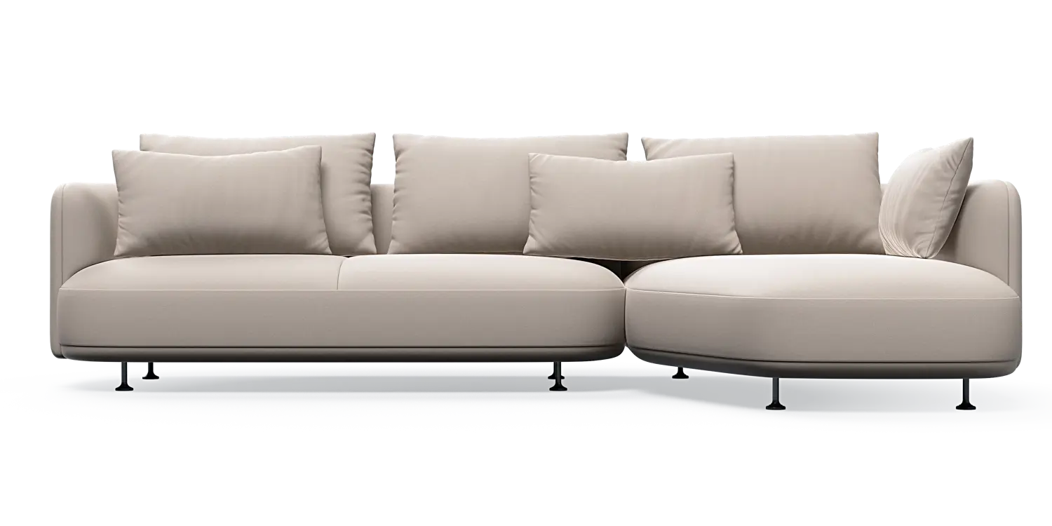 Nest 3-Sitzer mit Chaiselongue