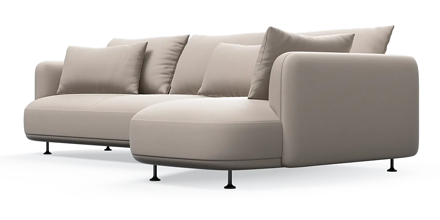 Nest 3-Sitzer mit Chaiselongue