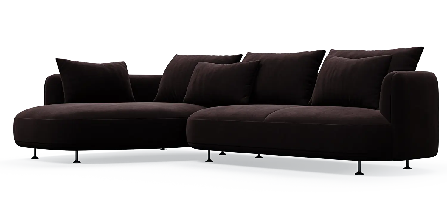 Nest 3-Sitzer mit Chaiselongue