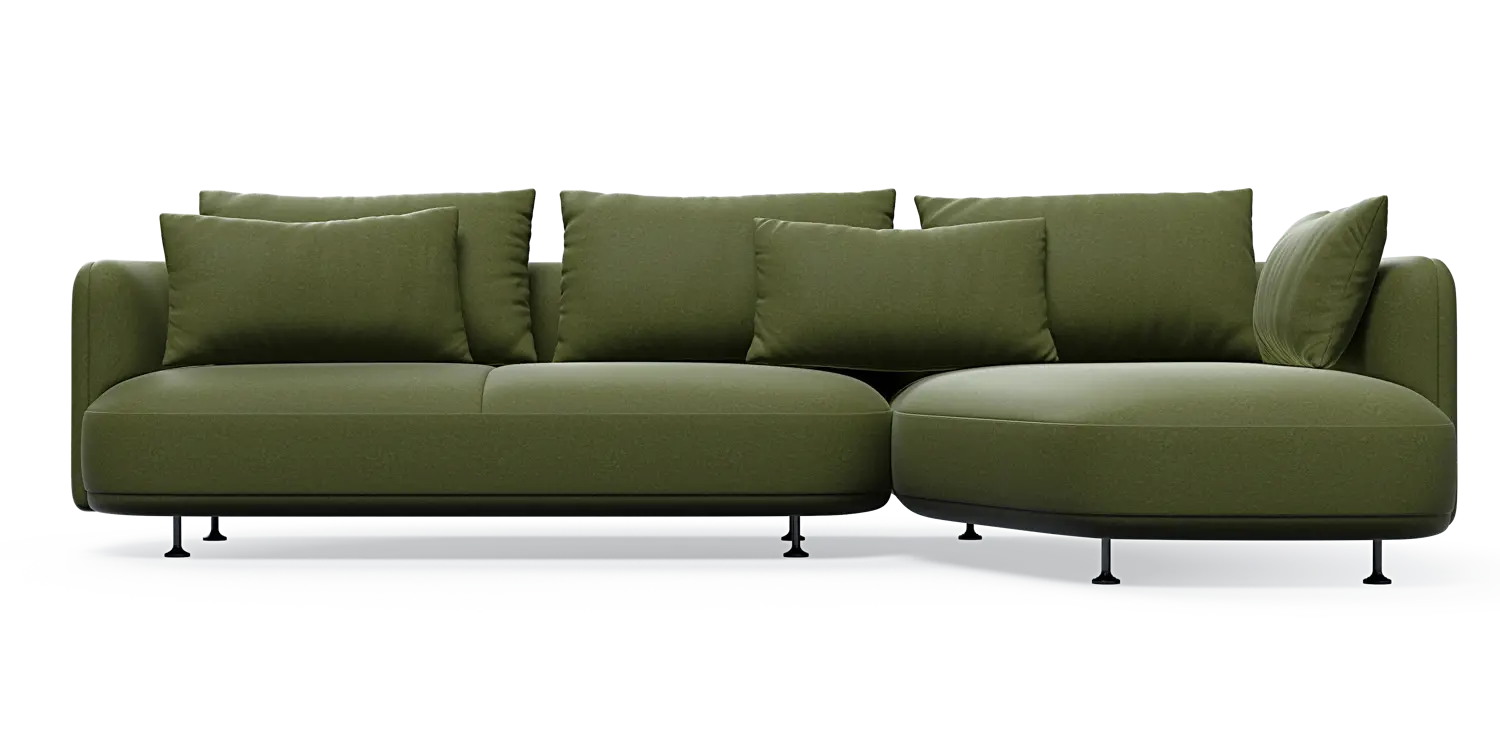 Nest 3-Sitzer mit Chaiselongue