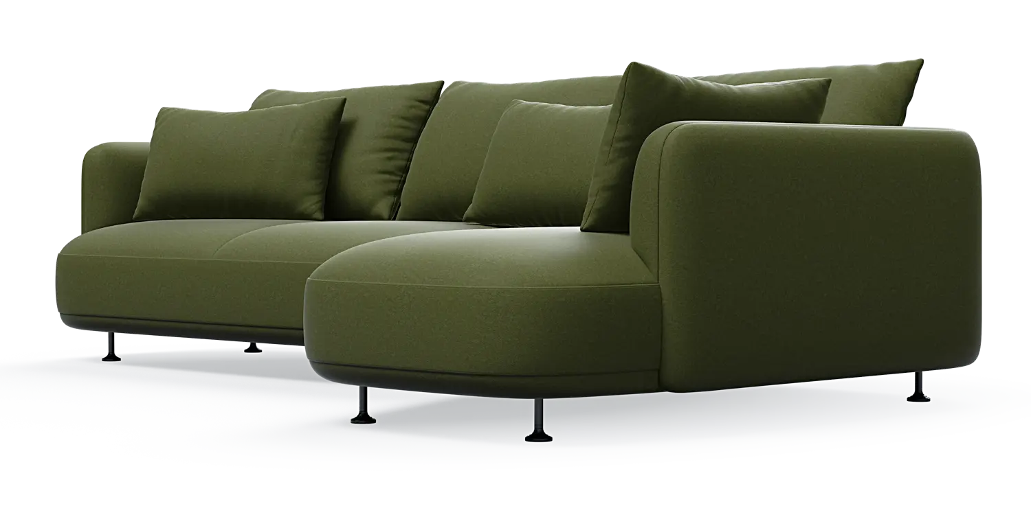 Nest 3-Sitzer mit Chaiselongue