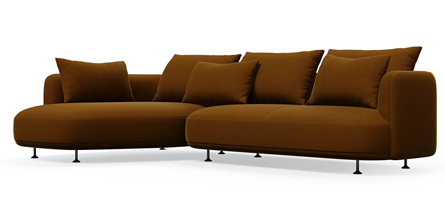 Nest 3-Sitzer mit Chaiselongue
