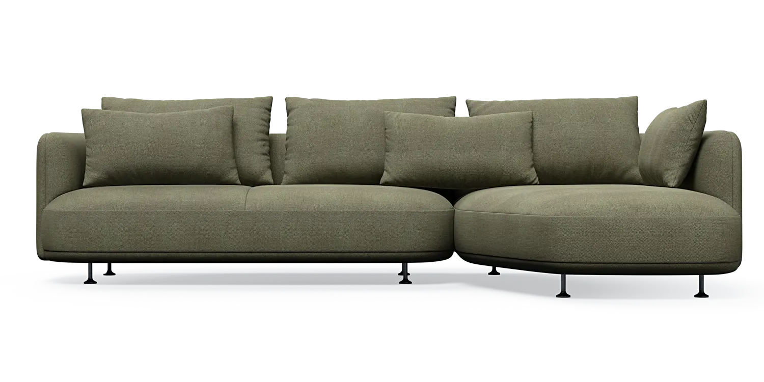 Nest 3-Sitzer mit Chaiselongue