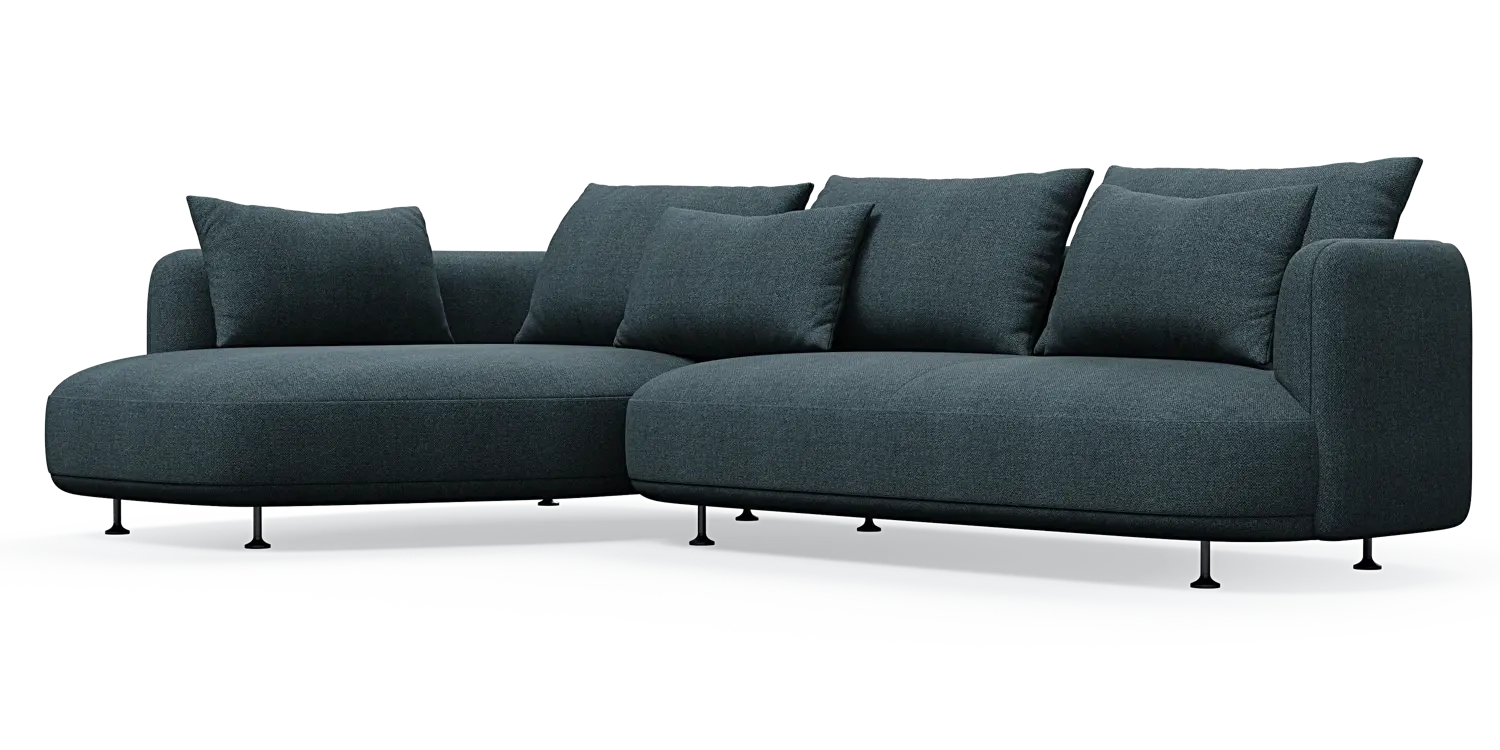 Nest 3-Sitzer mit Chaiselongue