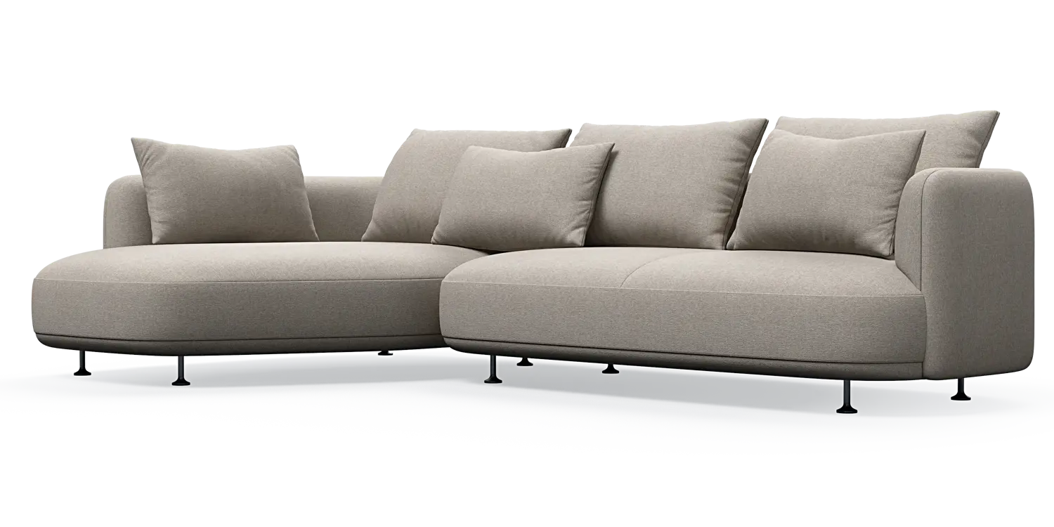 Nest 3-Sitzer mit Chaiselongue