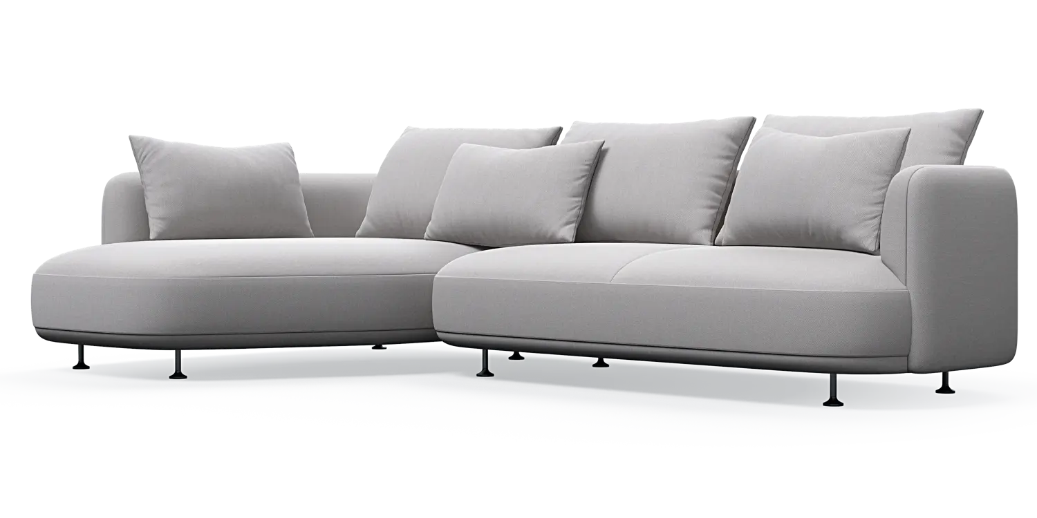 Nest 3-Sitzer mit Chaiselongue