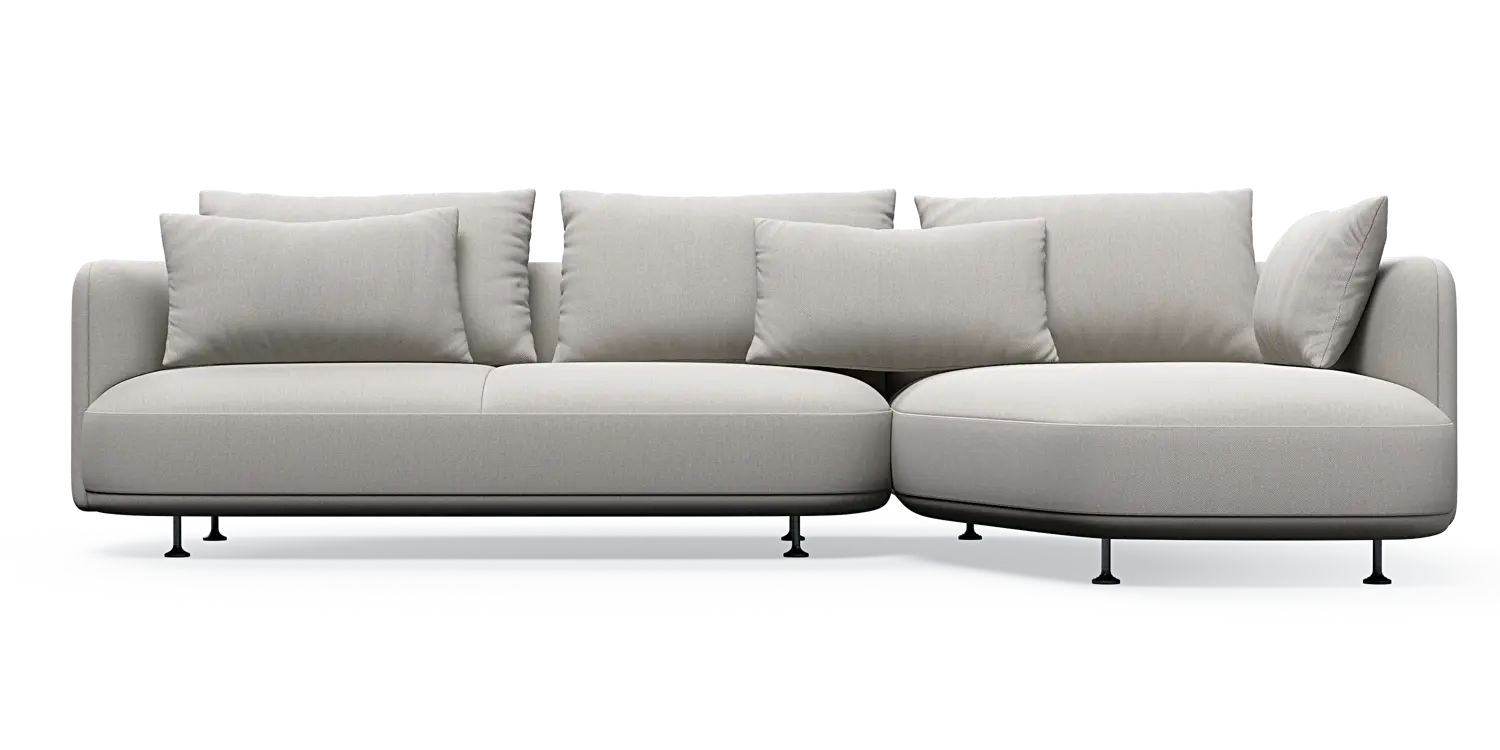 Nest 3-Sitzer mit Chaiselongue