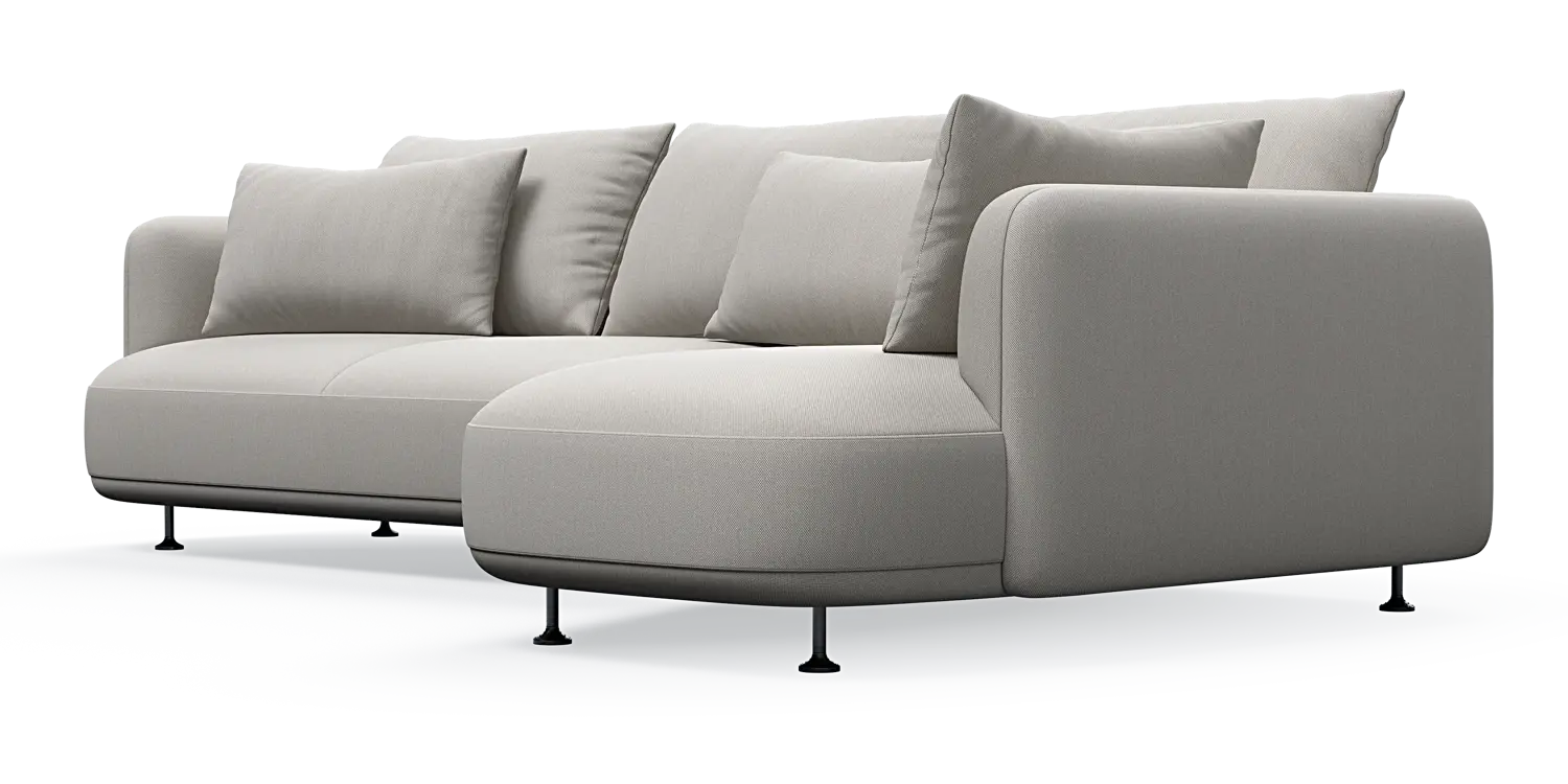 Nest 3-Sitzer mit Chaiselongue