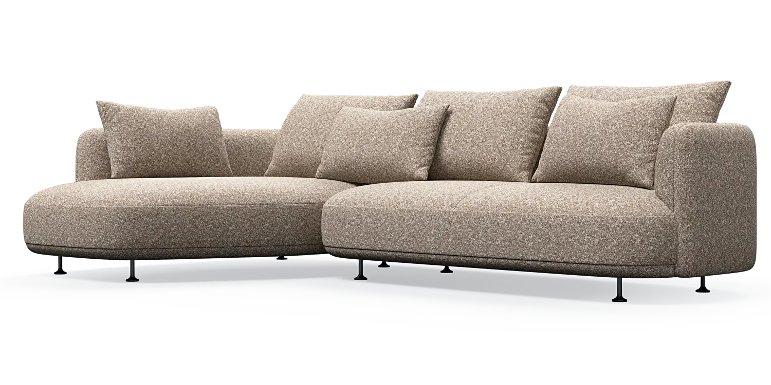 Nest 3-Sitzer mit Chaiselongue