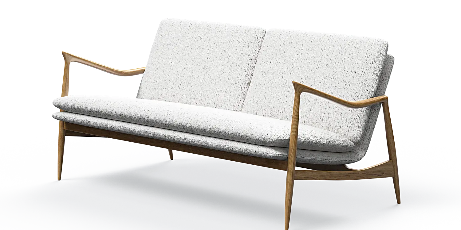 Oak 2-Sitzer