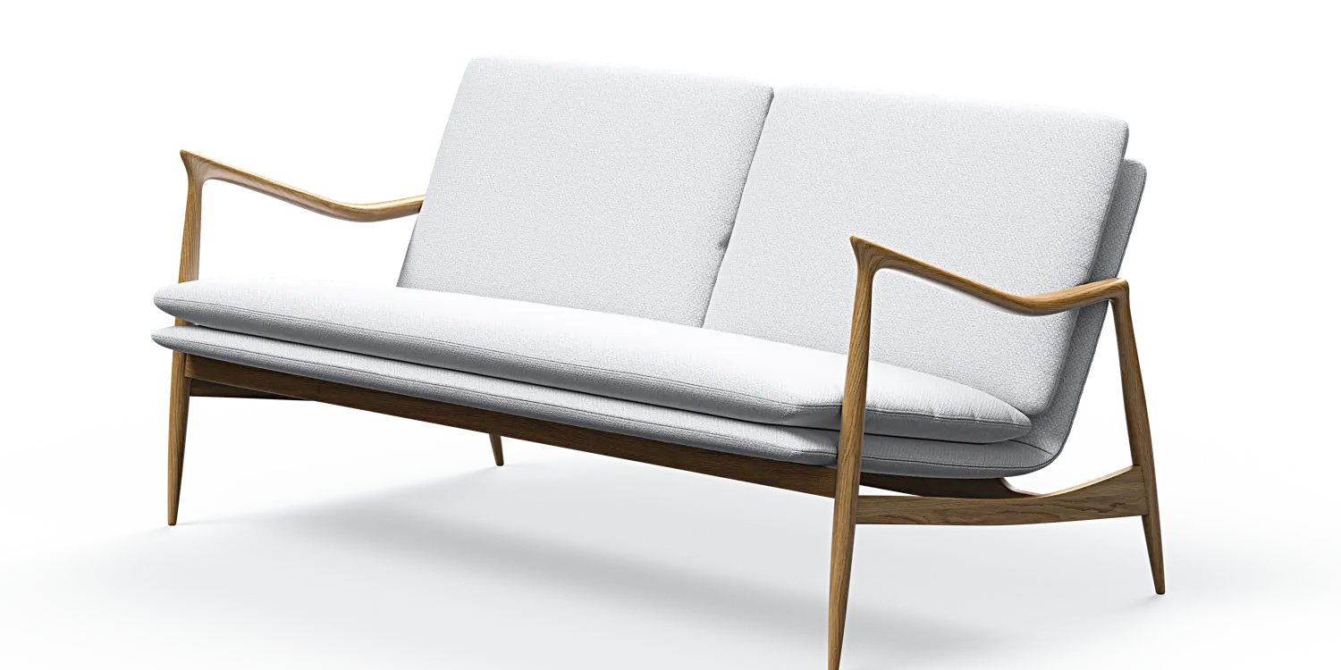Oak 2-Sitzer