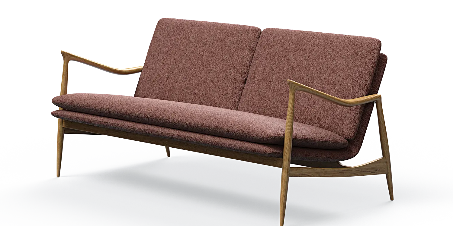 Oak 2-Sitzer