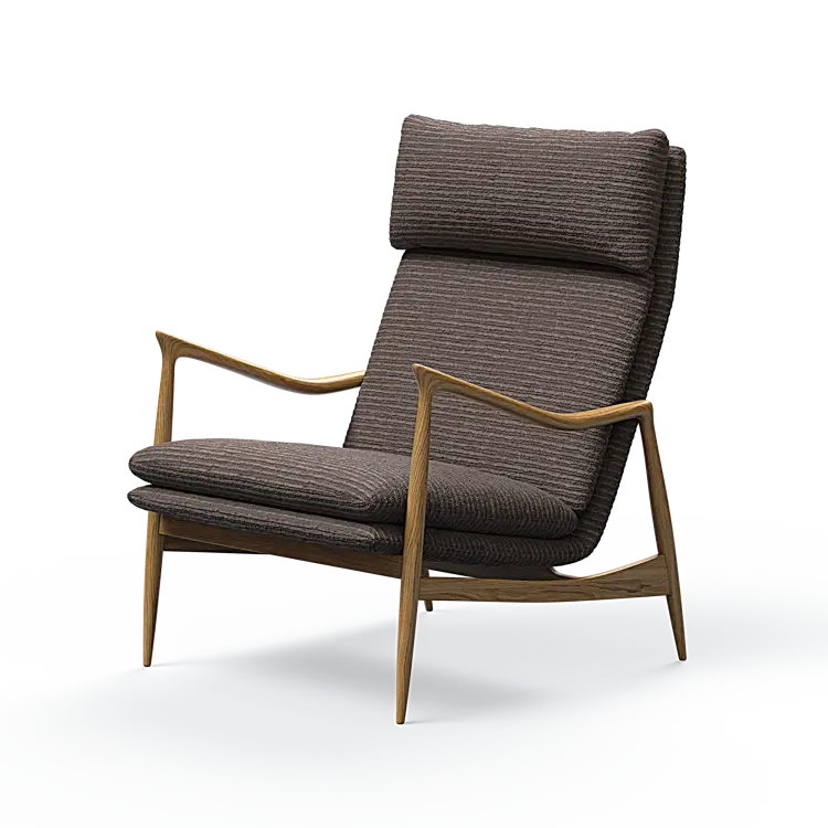 Oak Sessel mit Nackenstütze