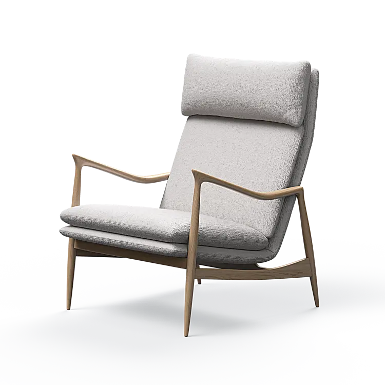 Oak Sessel mit Nackenstütze