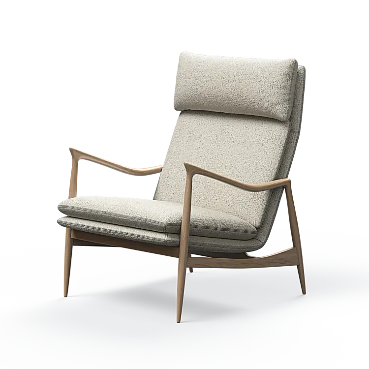 Oak Sessel mit Nackenstütze