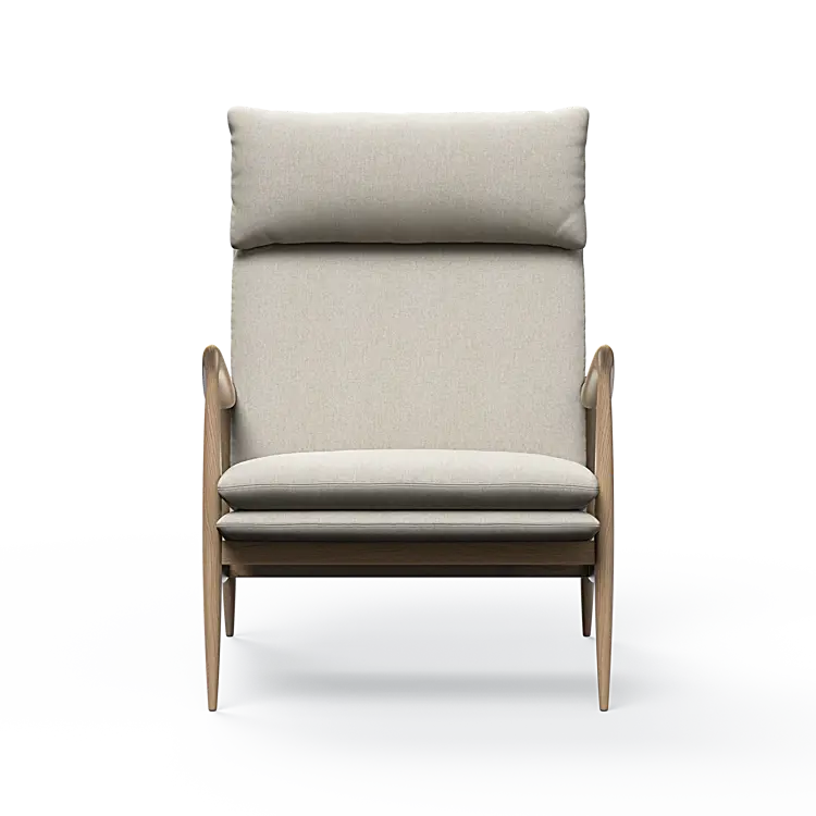 Oak Sessel mit Nackenstütze