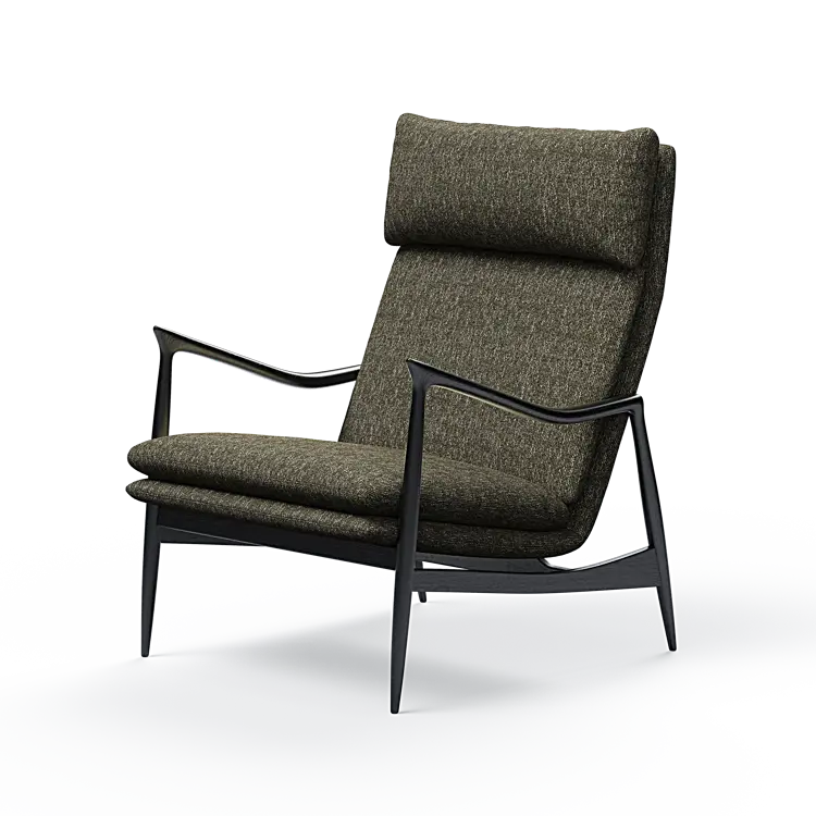 Oak Sessel mit Nackenstütze