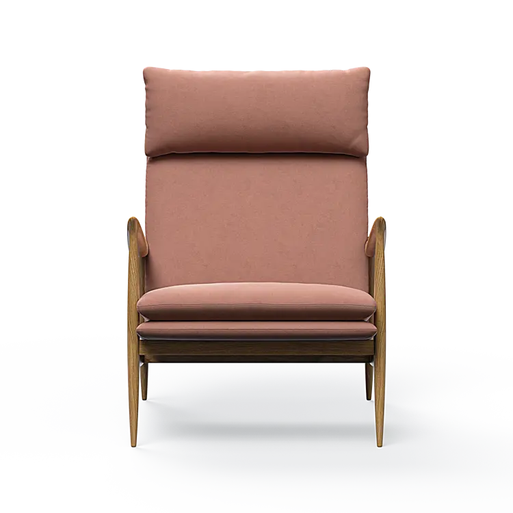 Oak Sessel mit Nackenstütze