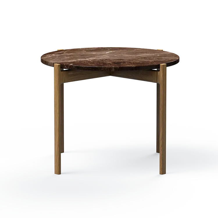 Ashler Couchtisch mit Steinplatte, Ø60