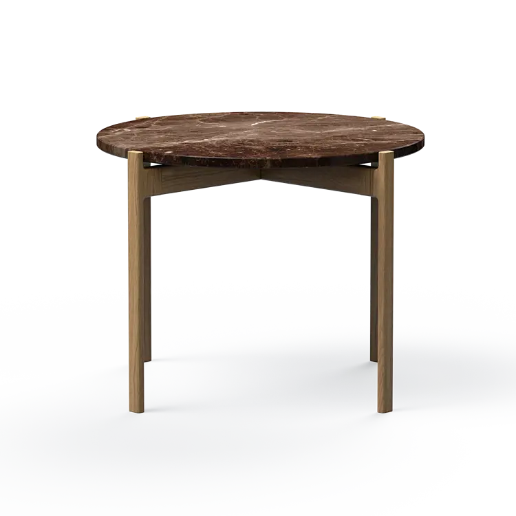 Ashler Couchtisch mit Steinplatte, Ø60