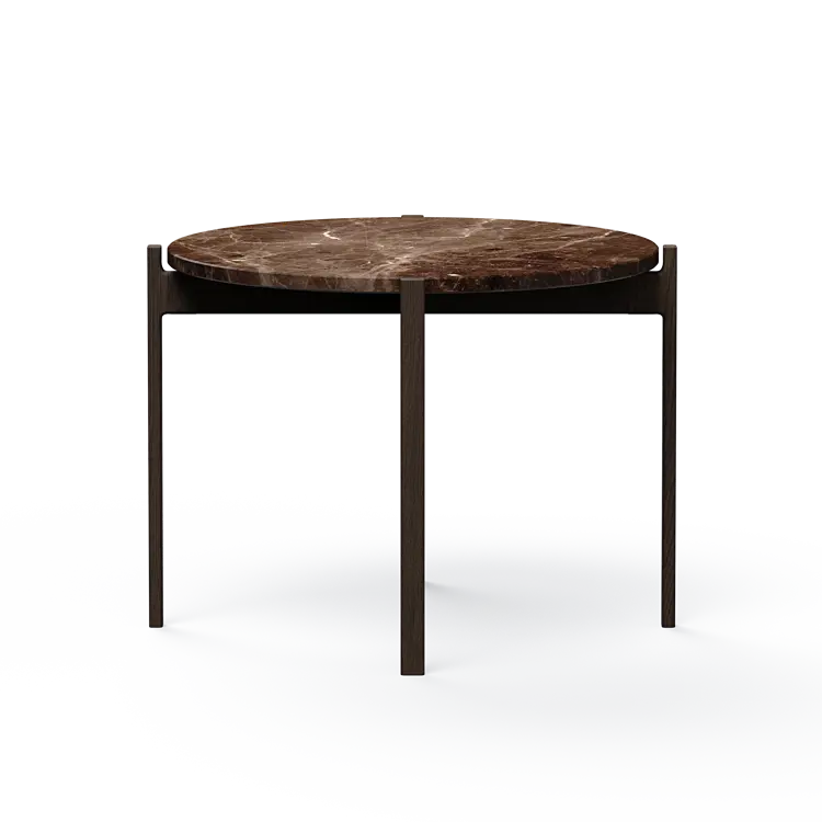 Ashler Couchtisch mit Steinplatte, Ø60